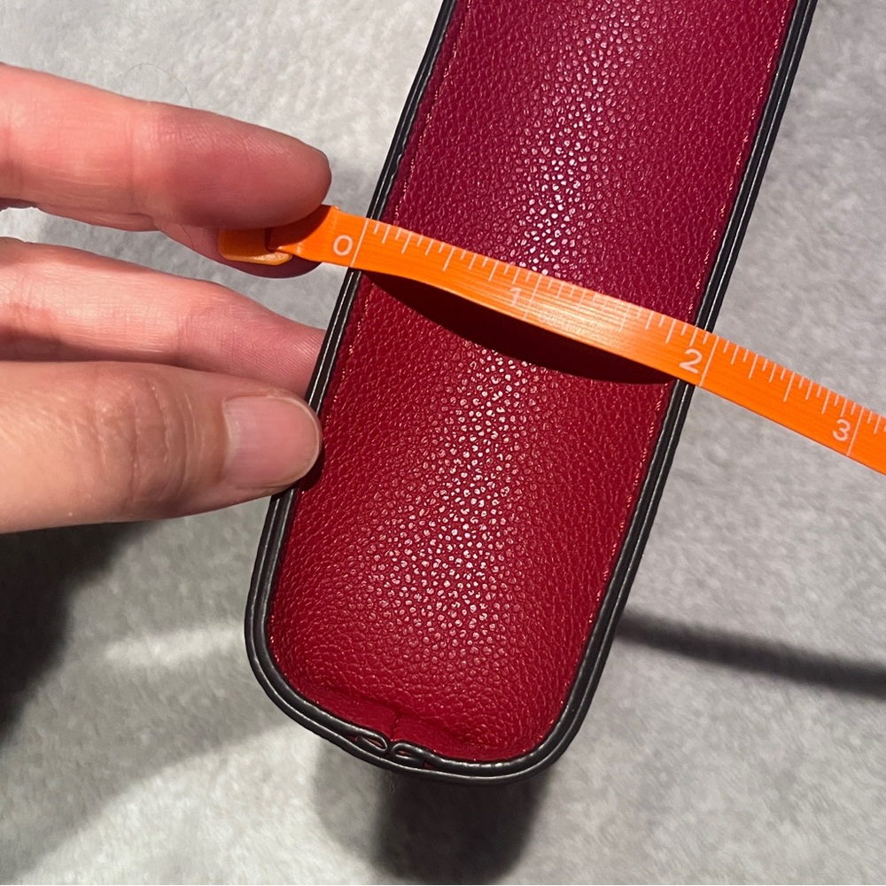 NWOT ESQUIRE Red Mini Tote - Picture 12 of 16